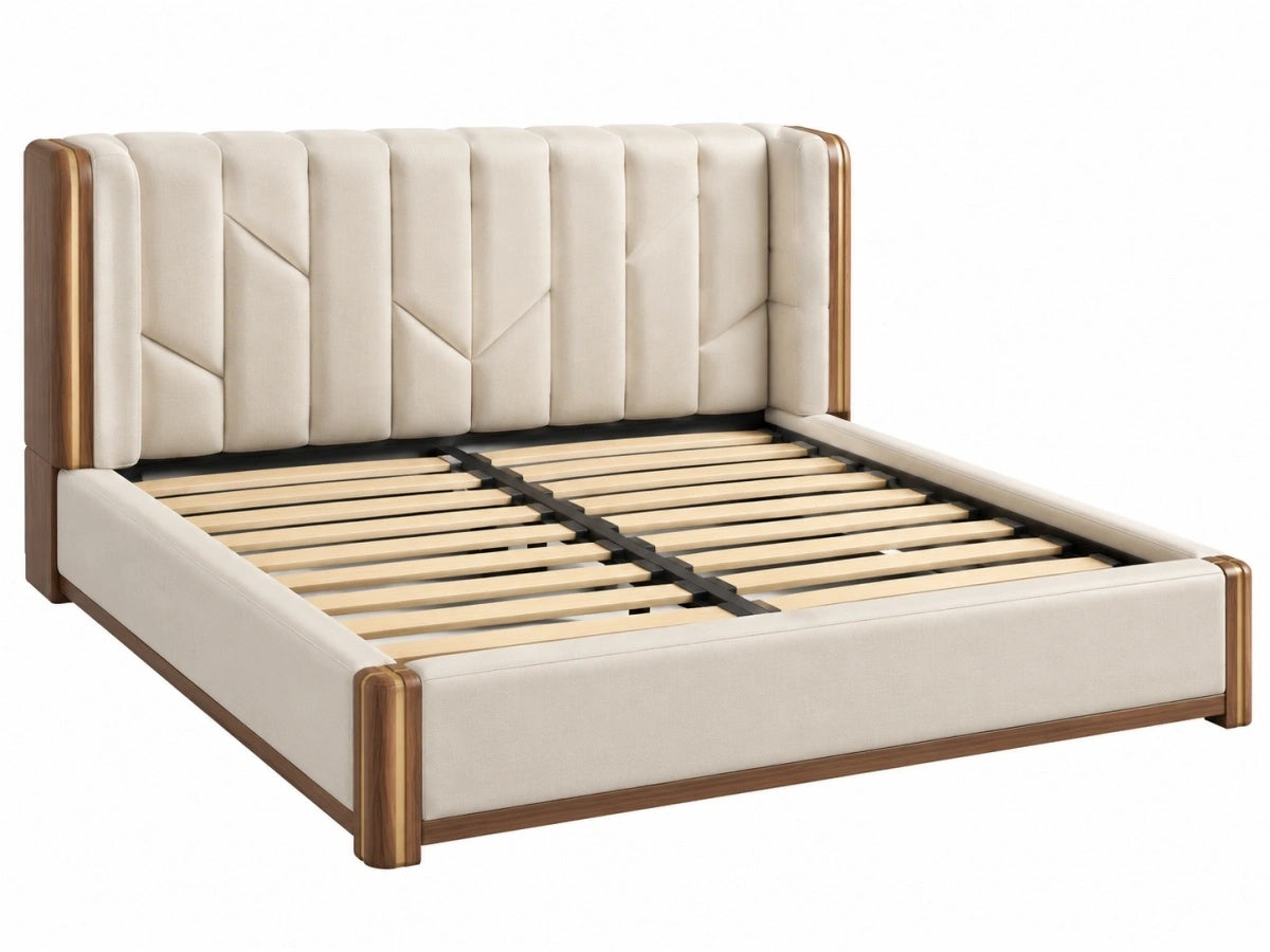 Letto Matrimoniale 160x200cm Imbottito - Design Moderno