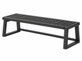 Panca Metallo Nero - Stile Moderno per Esterno