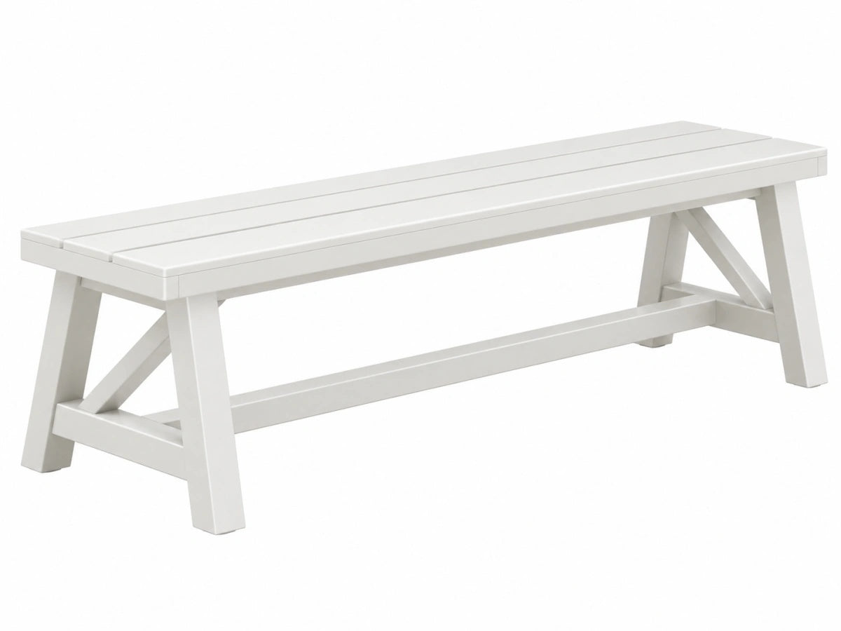 Panca in Legno - Bianca - Arredo Interni/Esterni