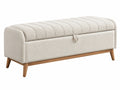 Panca Contenitore - Beige - Tessuto - Moderno