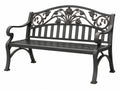 Panca Metallo Nero - Giardino Decorativa