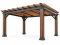 Pergola da Giardino 300x300 cm - Metallo/Legno - Moderno