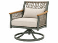 Poltrona Girevole da Giardino - Rattan/Metallo - Moderno
